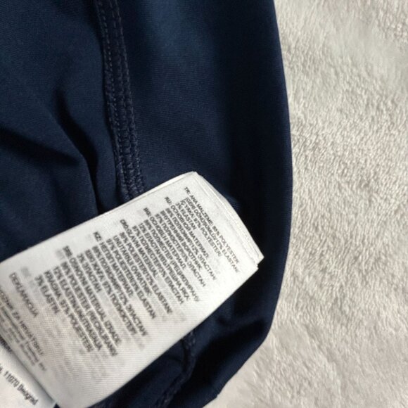 Adidas Mens Pebble Beach Golf Links Navy Blue Quarter-Zip Pullover Sweatshirt - Picture 4 of 7